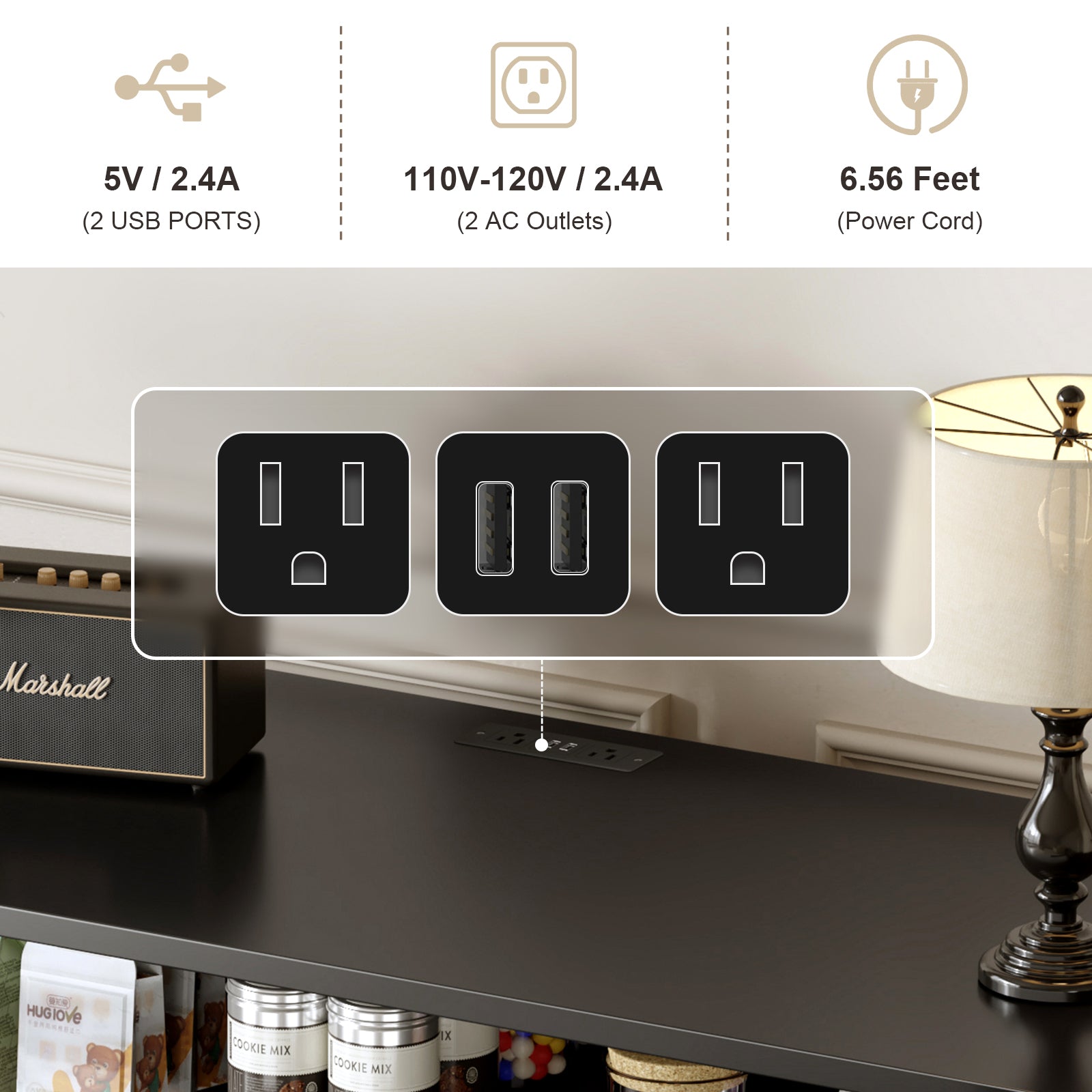 Hidden Cat Litter Box Enclosure, Privacy & Odor Control With Storage, With Cat Scratching Mat & Interactive Toy Ball, Double Room Large Cat Cabinet, Indoor Cat House, Tv Stand, Side Table, Cat Washroom